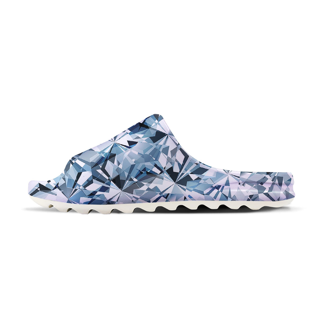 Texture Diamond Print Sandals-grizzshop