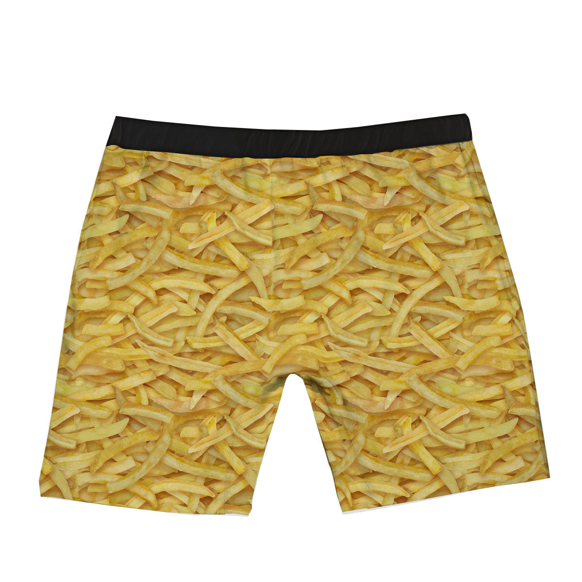 Texture French Fries Print Boxer Briefs-grizzshop