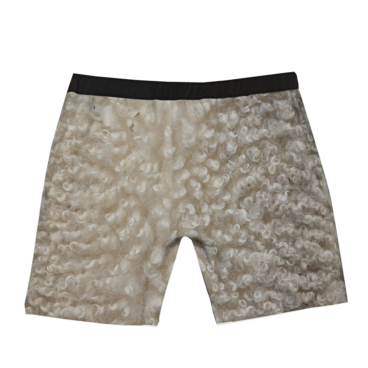 Texture Fur Sheep Print Boxer Briefs-grizzshop