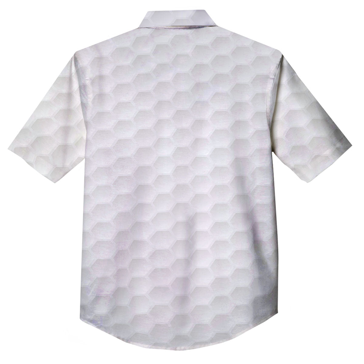 Texture Golf Ball Print Button Up Shirt-grizzshop