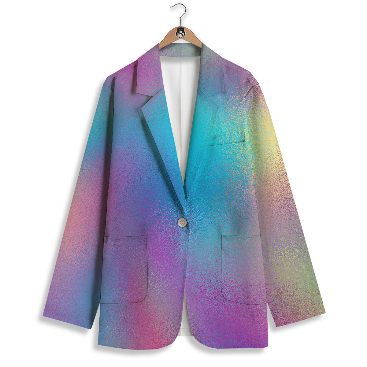 Holographic blazer outlet