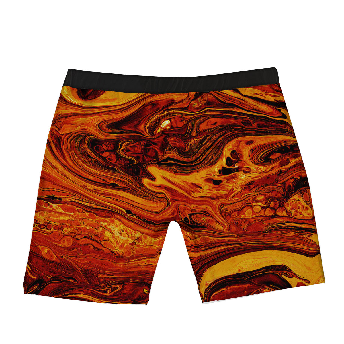 Texture Lava Print Boxer Briefs-grizzshop