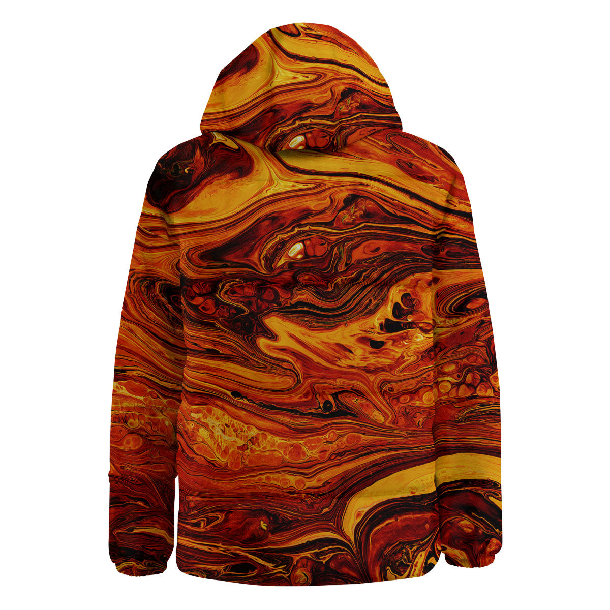 Texture Lava Print Down Jacket-grizzshop