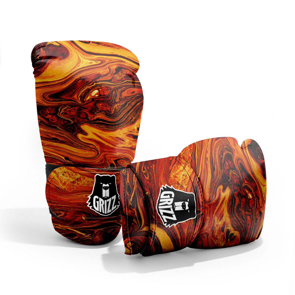 Texture Lava Print Pro Boxing Glove