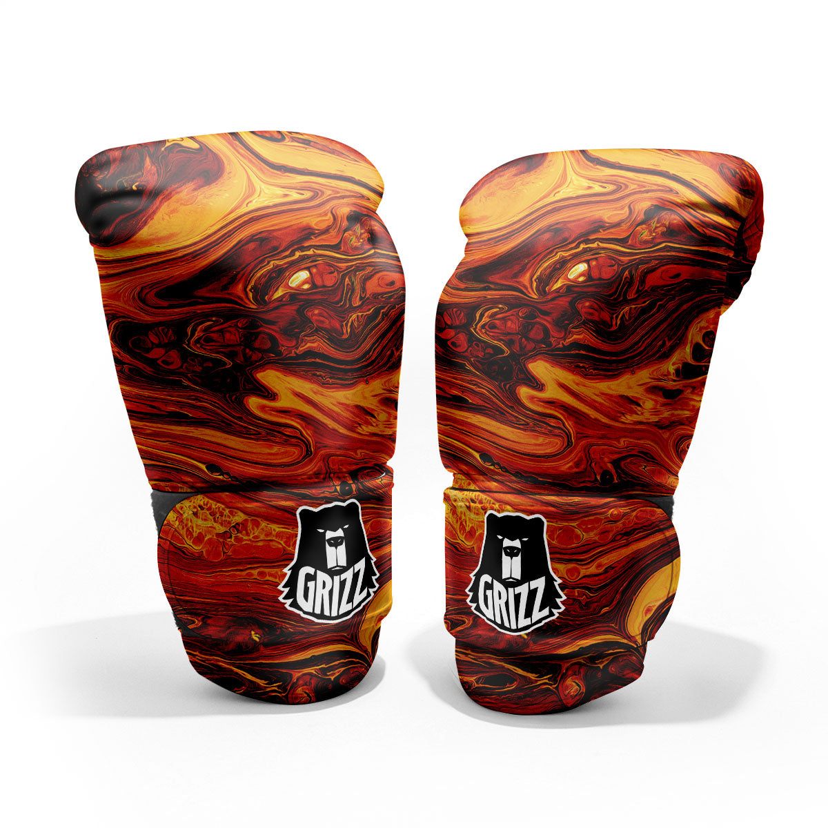 Texture Lava Print Pro Boxing Glove