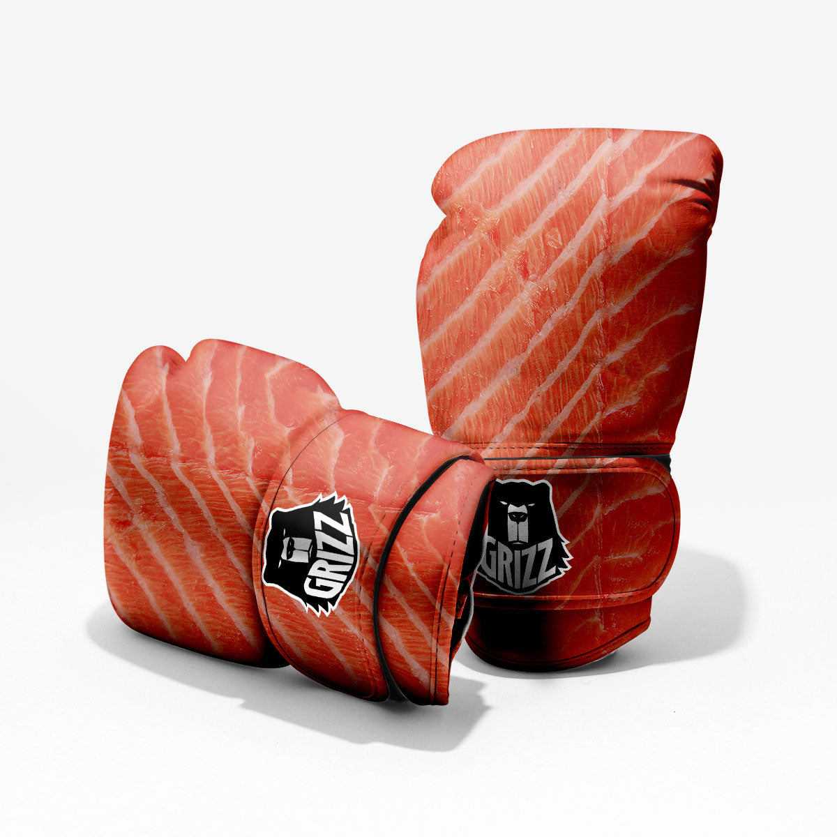 Texture Salmon Print Pro Boxing Glove