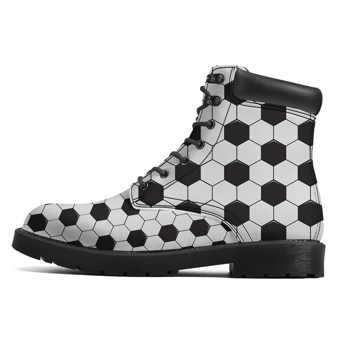 Texture Soccer Ball Print Pattern Boots-grizzshop