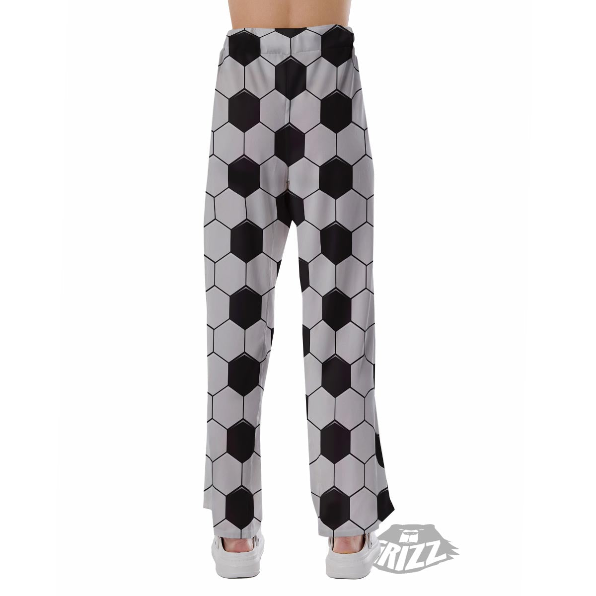 Texture Soccer Ball Print Pattern Pajama Pants-grizzshop
