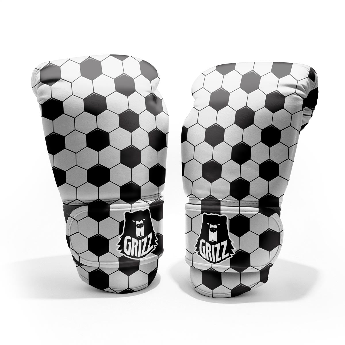 Texture Soccer Ball Print Pattern Pro Boxing Glove