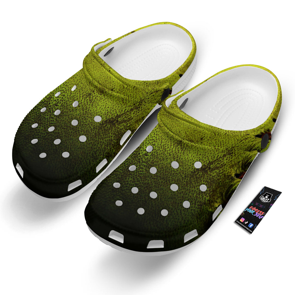 Texture Softball Ball Print Clog-grizzshop