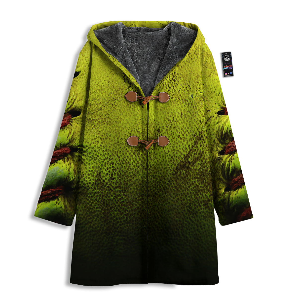 Texture Softball Ball Print Men's Windbreaker Jacket-grizzshop
