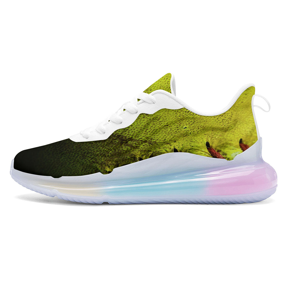Texture Softball Ball Print Running Sneakers-grizzshop