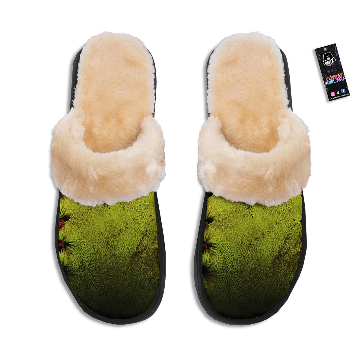 Texture Softball Ball Print Slippers-grizzshop
