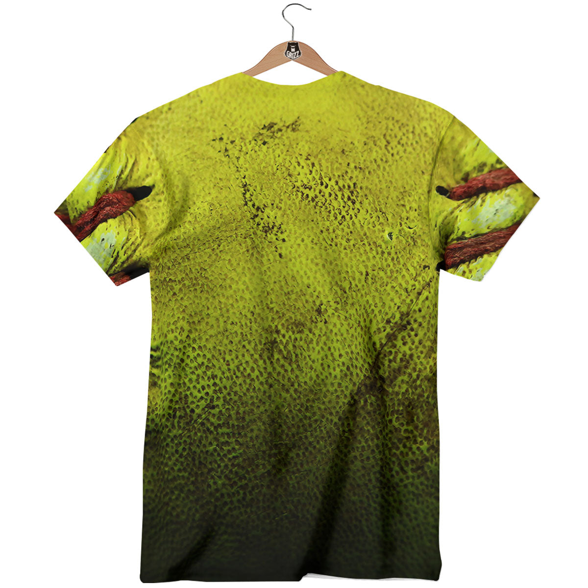 Texture Softball Ball Print T-Shirt-grizzshop