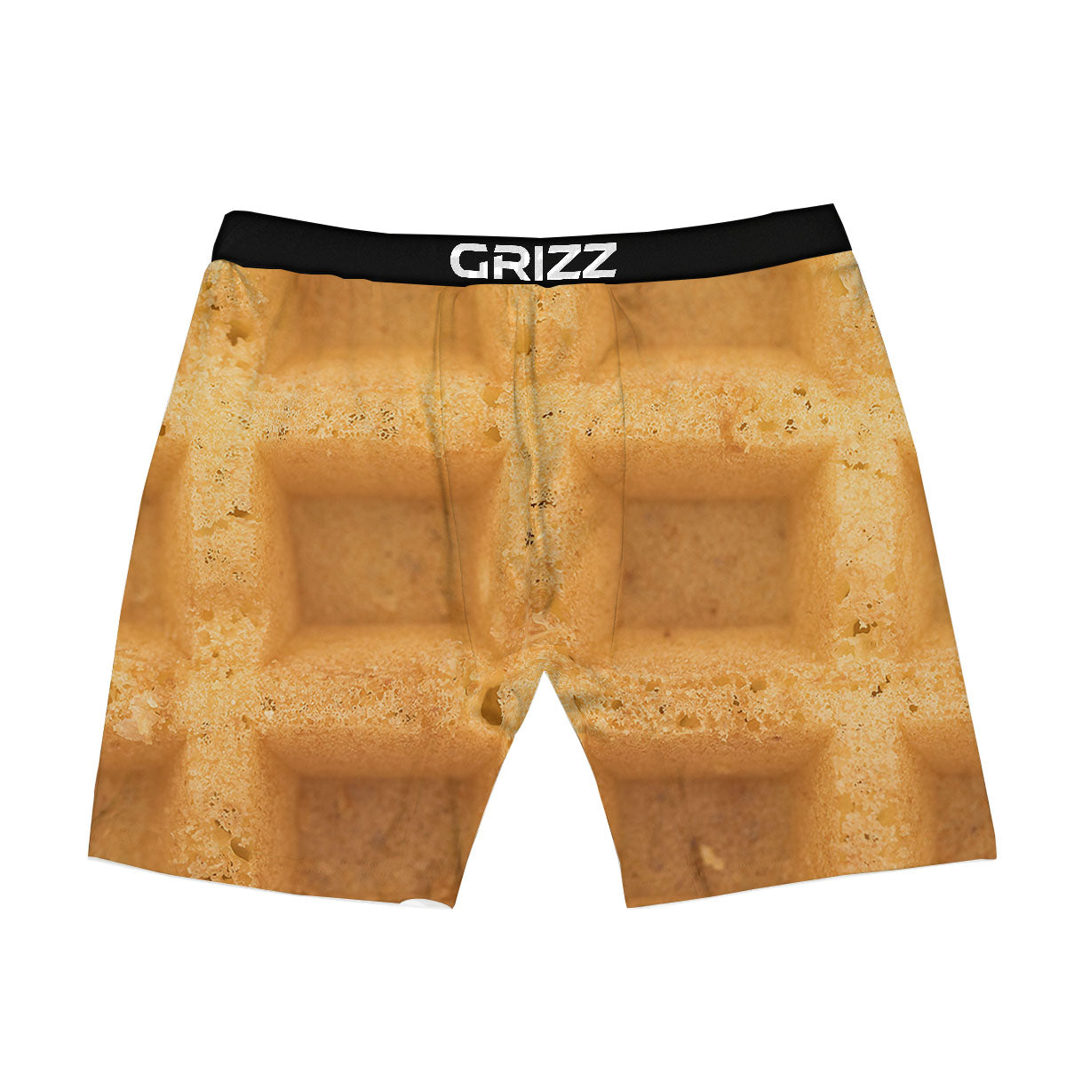 Texture Waffle Print Boxer Briefs-grizzshop