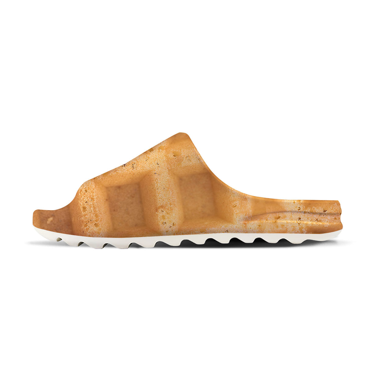 Texture Waffle Print Sandals-grizzshop