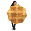 Texture Waffle Print Umbrella-grizzshop