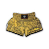 Thai Golden Elephant Print Muay Thai Boxing Shorts-grizzshop