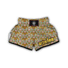 Thai Lotus Elephant Print Muay Thai Boxing Shorts-grizzshop