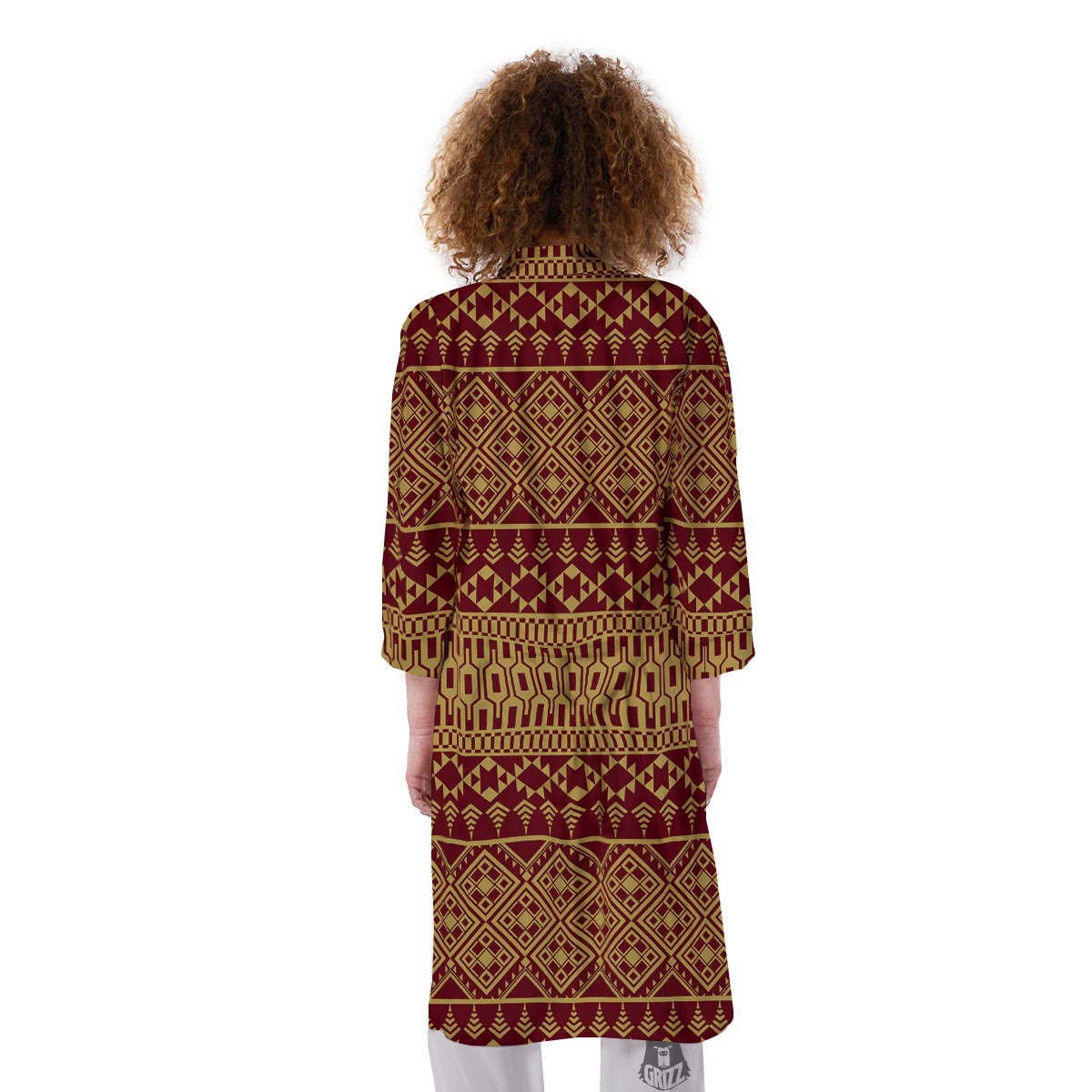 Thai Traditional Print Pattern Kimono-grizzshop