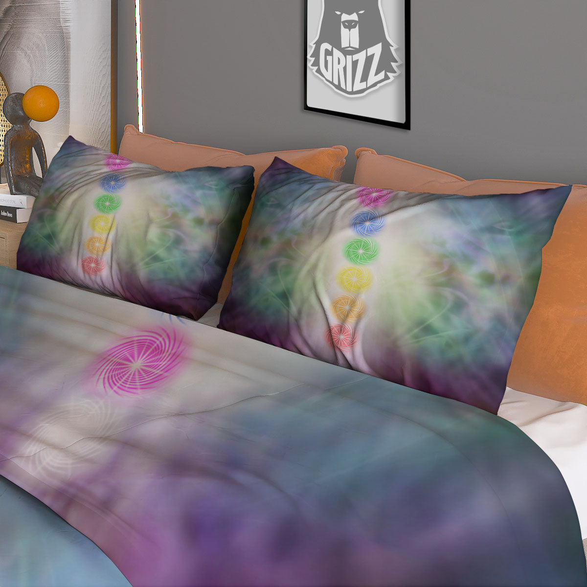 Tropical Hawaii Colorful Print Pattern Duvet Cover Bedding Set