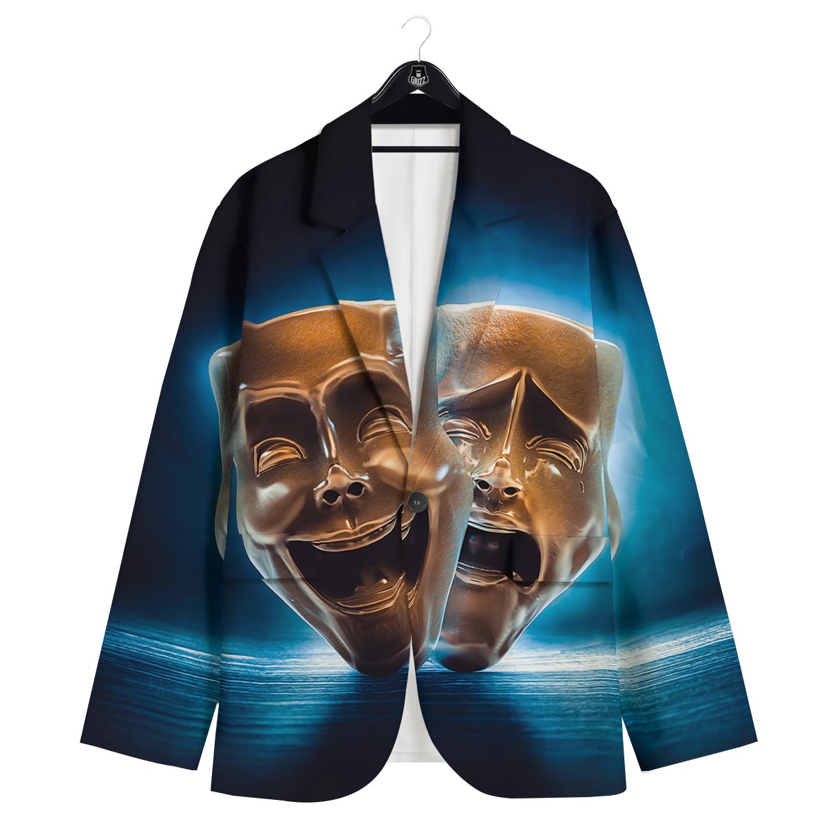 The Theatre Masks Sock And Buskin Men's Sport Coat-grizzshop