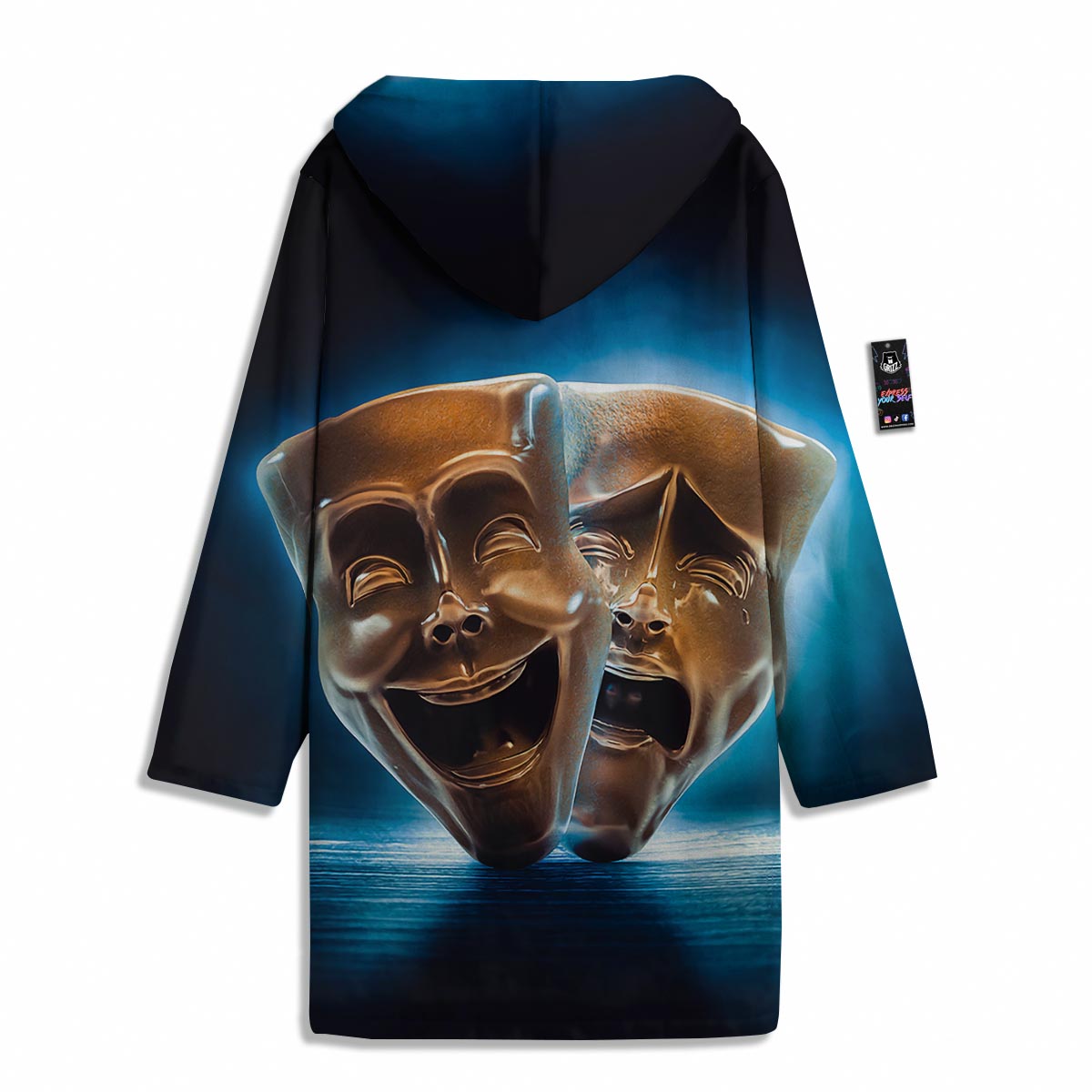 The Theatre Masks Sock And Buskin Men's Windbreaker Jacket-grizzshop
