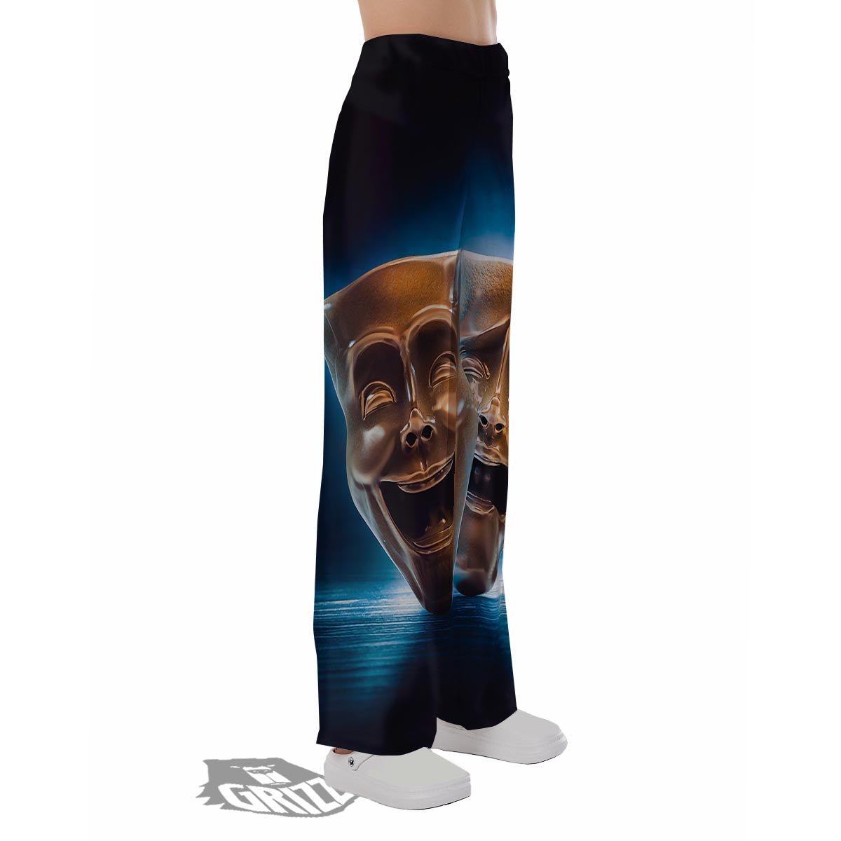 The Theatre Masks Sock And Buskin Pajama Pants-grizzshop