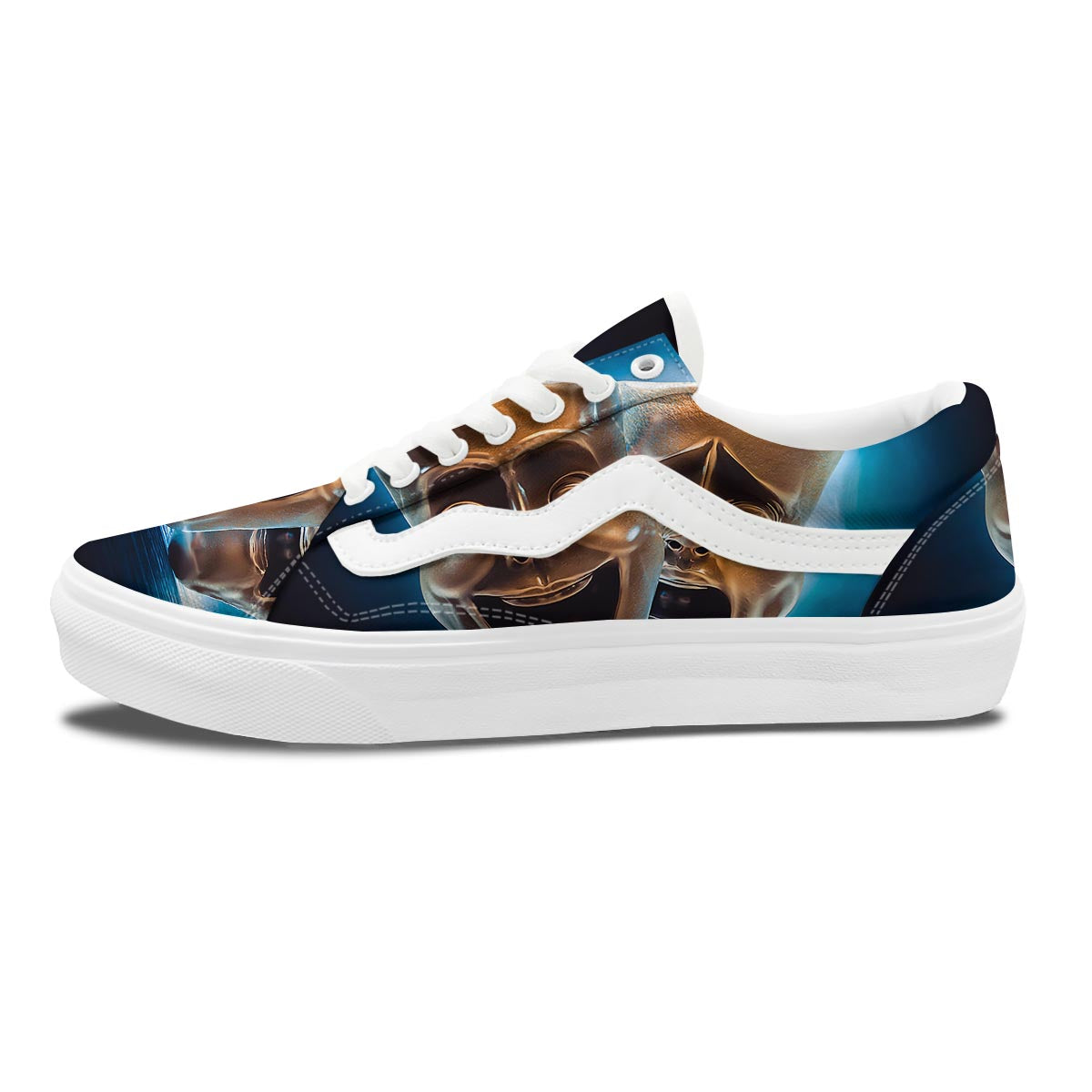 The Theatre Masks Sock And Buskin Skate Shoes-grizzshop
