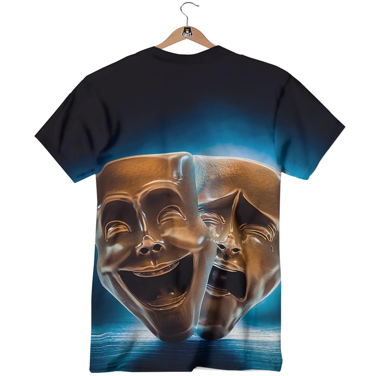 The Theatre Masks Sock And Buskin T-Shirt-grizzshop