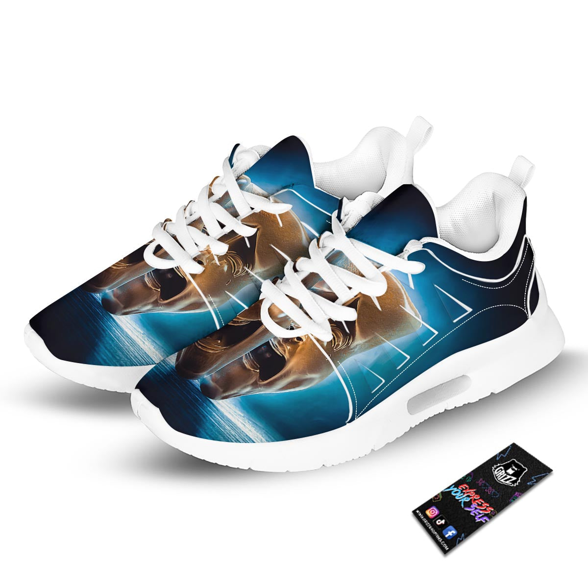 The Theatre Masks Sock And Buskin Tennis Shoes-grizzshop