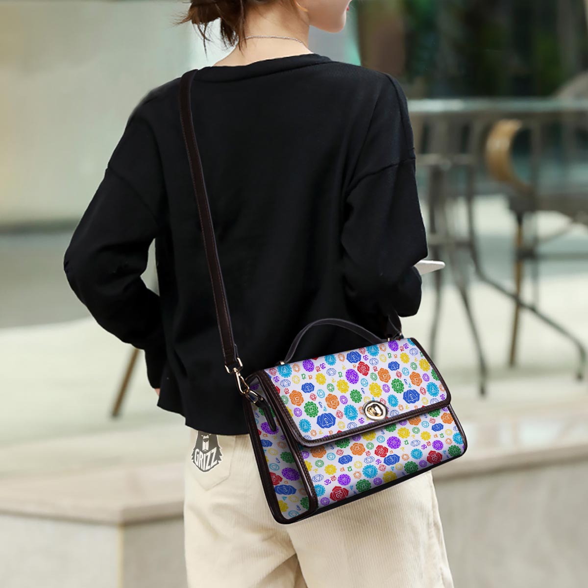 The 7 Chakras And Reiki Print Pattern Women's Satchel Bag