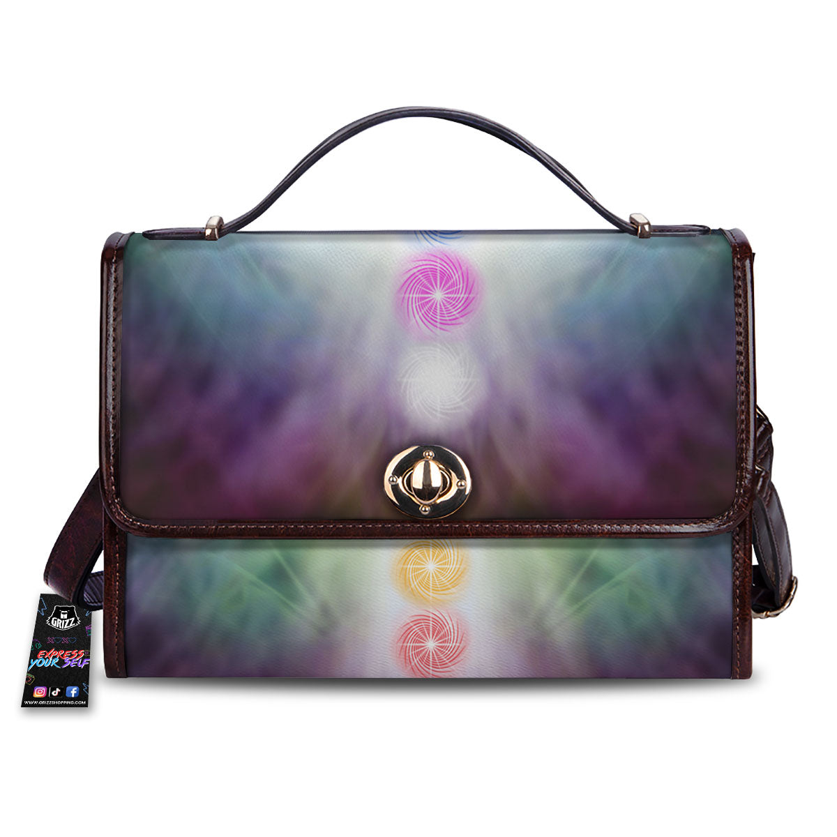 The Seven Chakras And Reiki Print Women's Satchel Bag