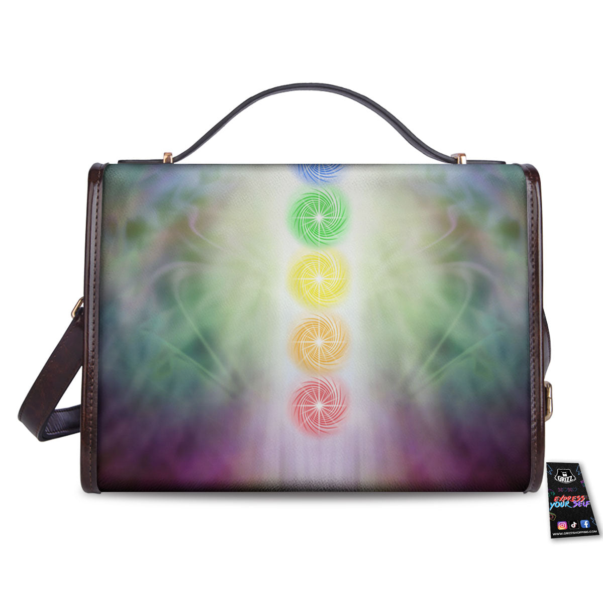 The Seven Chakras And Reiki Print Women's Satchel Bag