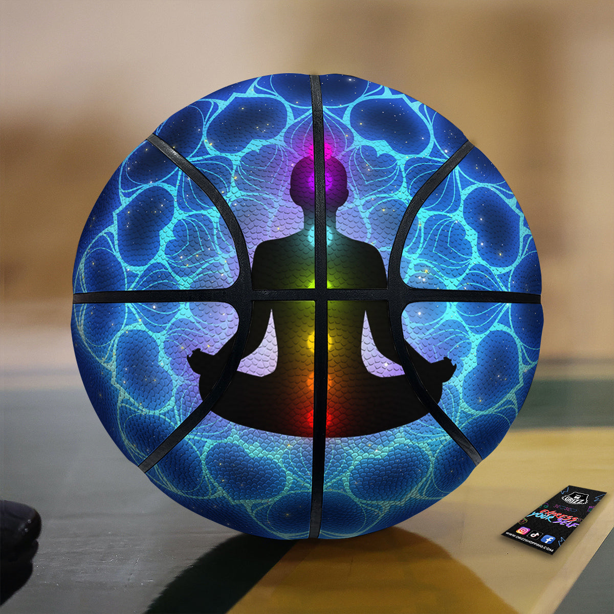 The Universe Chakras Print Basketball