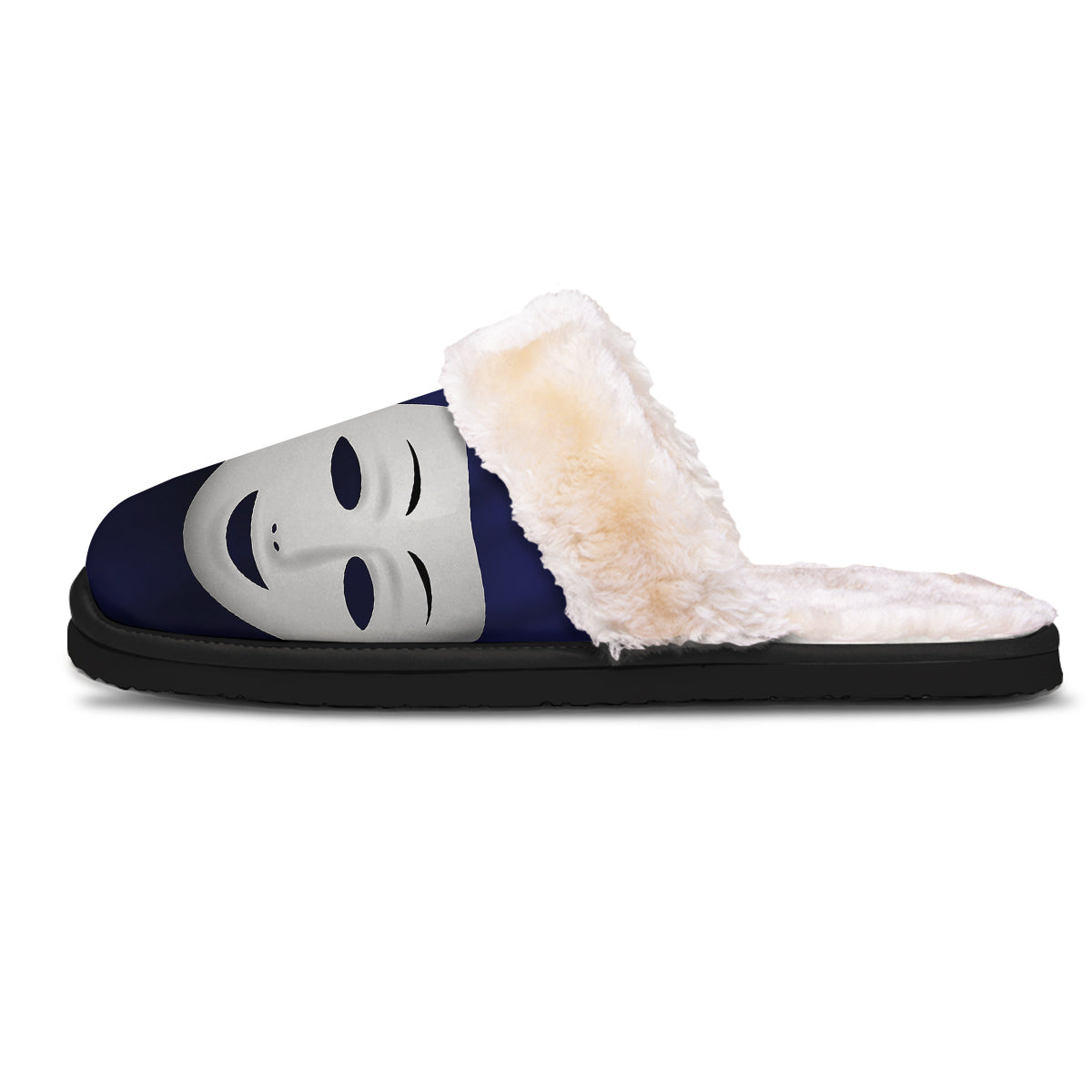 Theater Masks Tragedy And Comedy Print Slippers-grizzshop