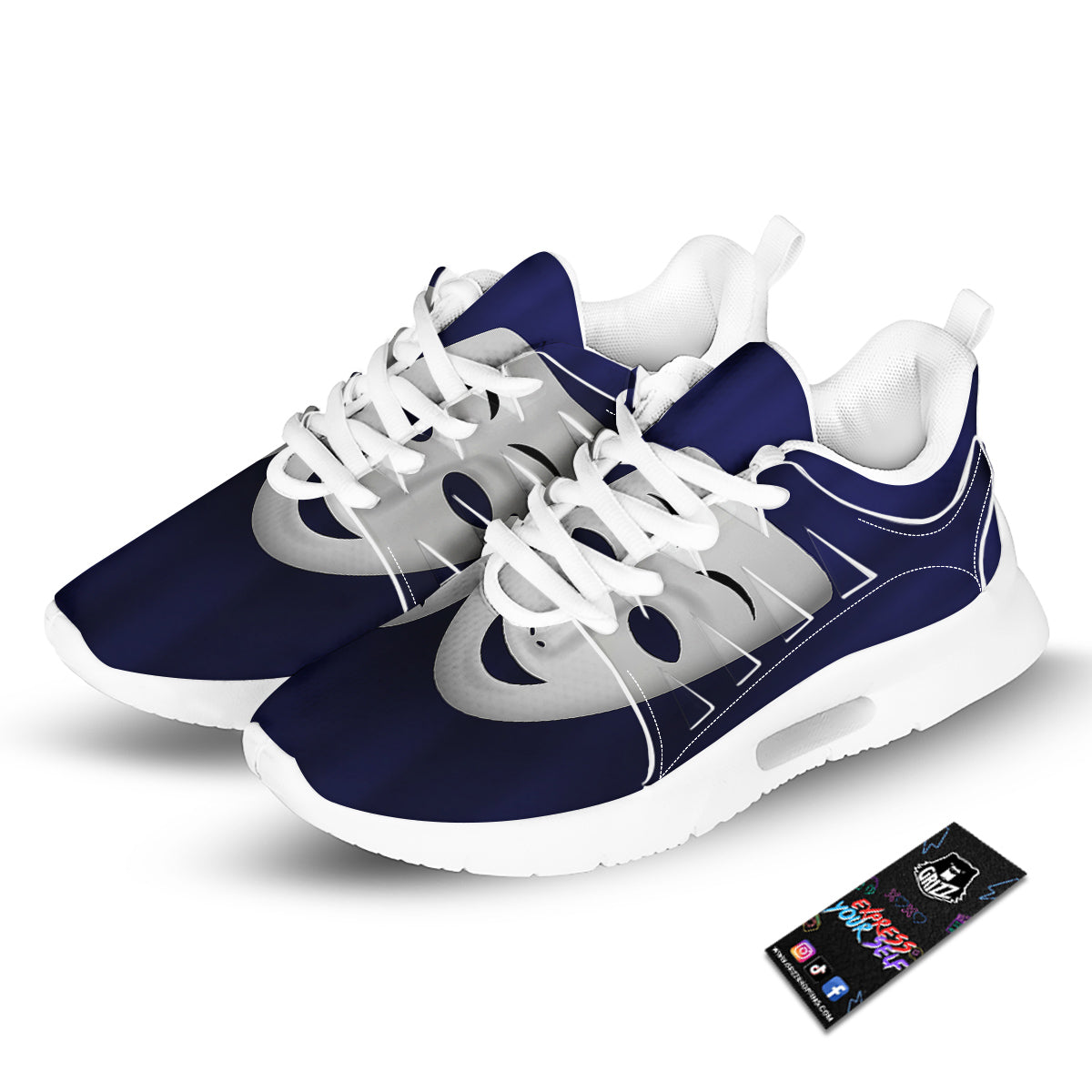 Theater Masks Tragedy And Comedy Print Tennis Shoes-grizzshop