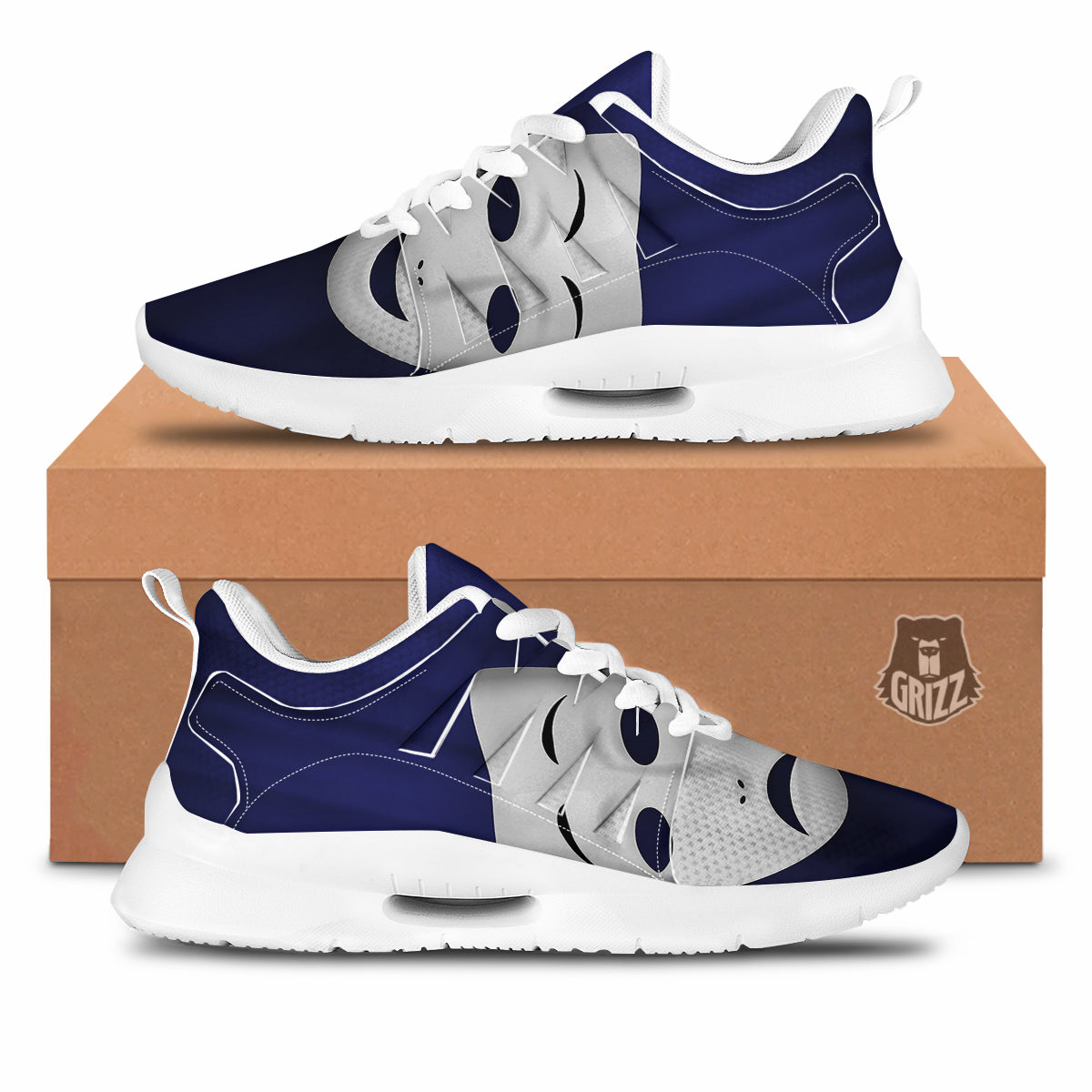 Theater Masks Tragedy And Comedy Print Tennis Shoes-grizzshop