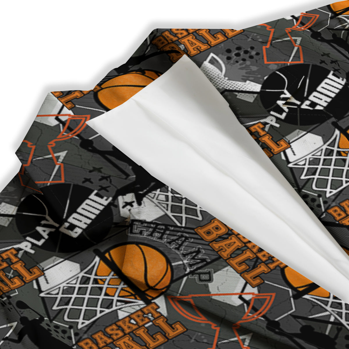 Theme Basketball Print Pattern Women's Blazer-grizzshop