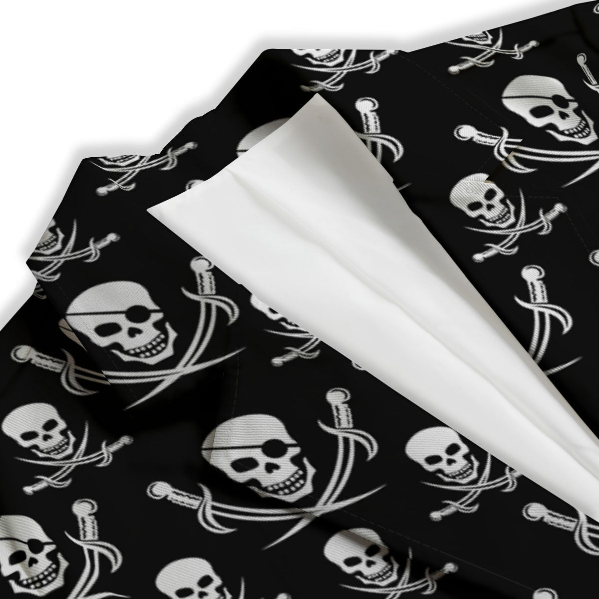 Theme Pirate Print Pattern Women's Blazer-grizzshop