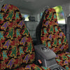 Tie Dye And Godzilla Print Pattern Car Seat Covers-grizzshop