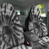 Tie Dye Black White Print Pattern Car Seat Covers-grizzshop