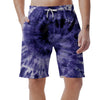 Tie Dye Blue Men's Shorts-grizzshop