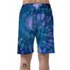 Tie Dye Blue Print Men's Shorts-grizzshop