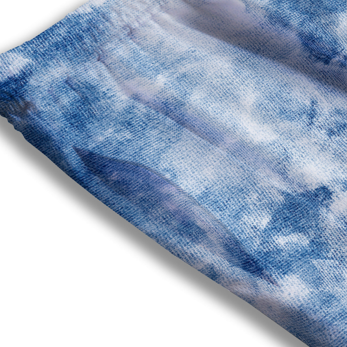 Tattersall Deep Blue Print Pattern Mesh Shorts