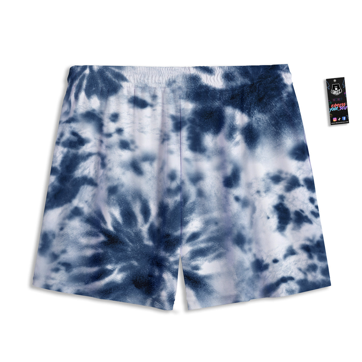 Tattersall Denim Print Pattern Mesh Shorts