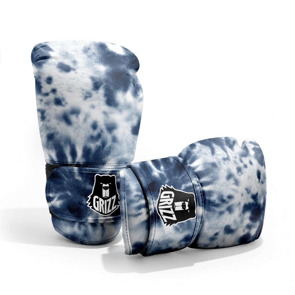 Tie Dye Blue Shibori Print Pro Boxing Glove