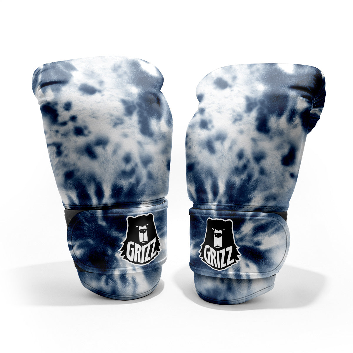 Tie Dye Blue Shibori Print Pro Boxing Glove