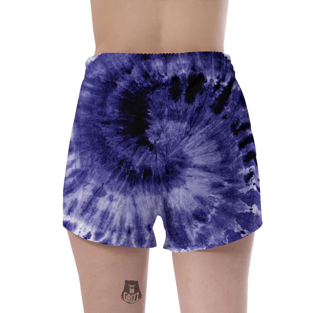 Tie Dye Blue Women's Shorts-grizzshop
