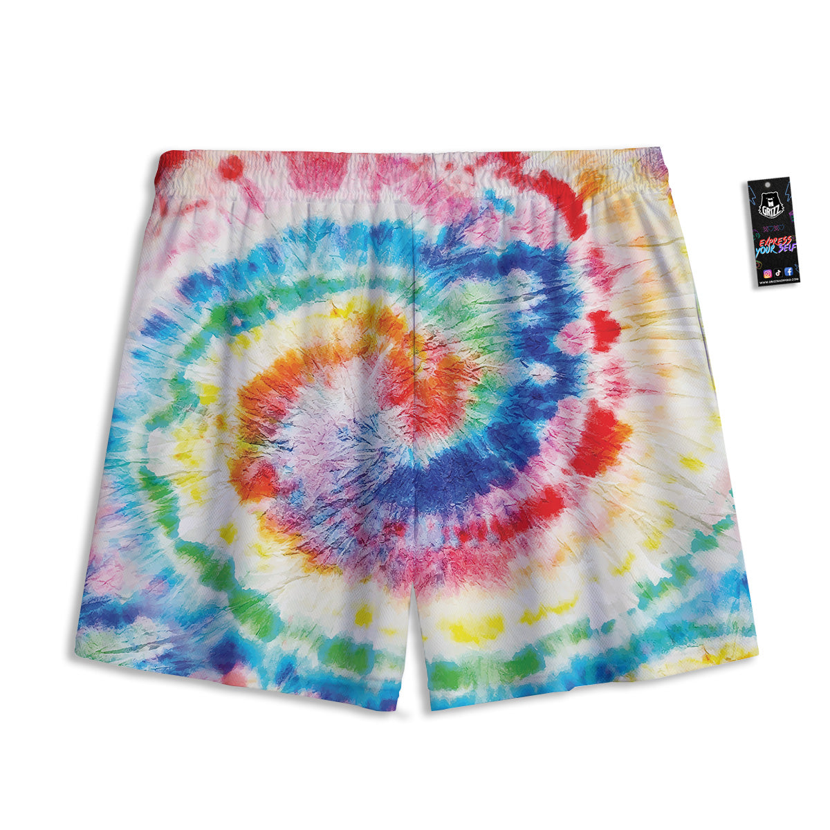 Tattersall Green Print Pattern Mesh Shorts